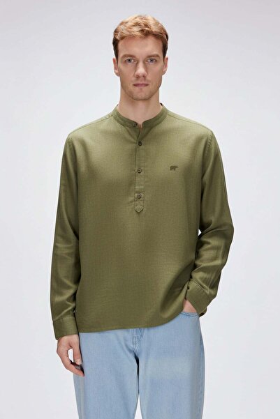 Bad Bear قميص رجالي أخضر شاحب من غويد