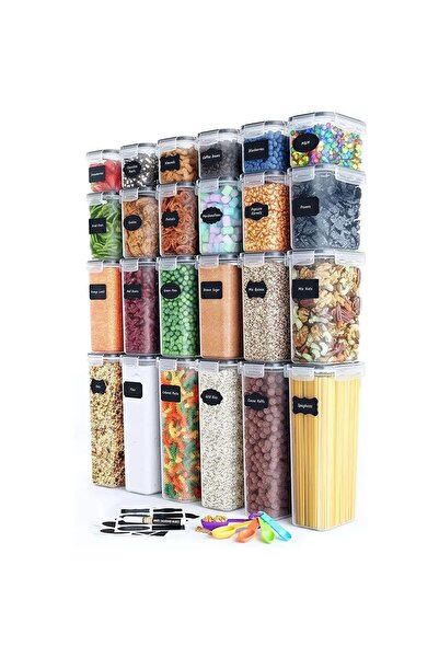 Avaleea Food Storage BoxesSet of 24 Spice BoxesCereal BoxesKitchen Boxesd
