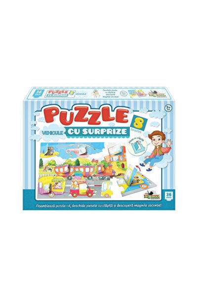 Noriel Puzzle - Vehicles with Surprises36 pieces