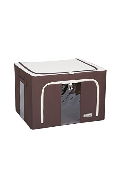 Avaleea Foldable Storage BoxWith Window and Double Zipper66 LPremium Textile5...