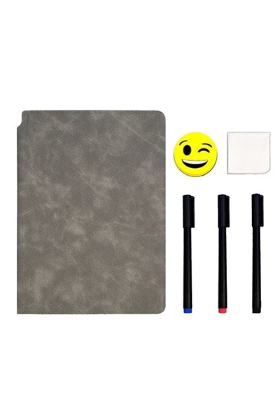 Avaleea Reusable A5 Agenda Set with Chalkboard PagesDry Erase White Pages Age...