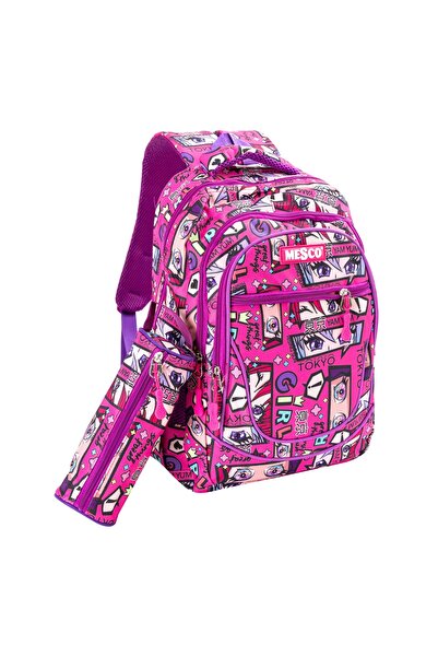 Mesco school bagTokyo4 compartments and pencil casePink44 x 32 x 16 cm