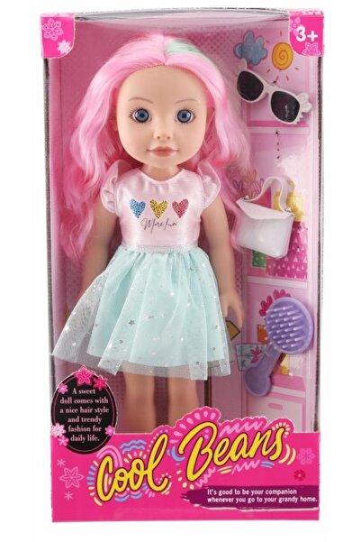 OEM Fashion doll with accessoriespink hair35 cm
