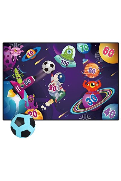 Avaleea Football SetRecreational Game for ChildrenAlien ModelVelcro BallT Mat...