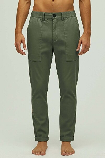 Bad Bear Art madrid khaki men's trousers
