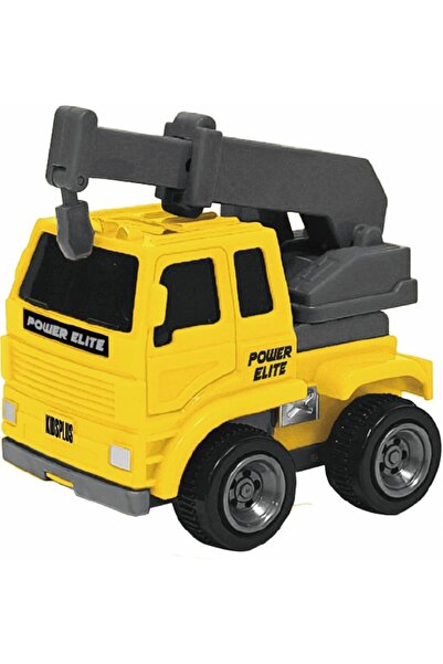 Avaleea Vehicul cu fricțiune 1:43 Macara 10 cm Jucărie pentru copii Galben