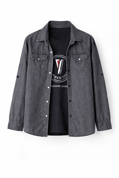 Cansın Mini Boy's Jean - Τσάντες T-Shirt με λαιμόκοψη 20081