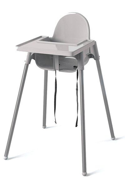 Avaleea Baby high chair with seat belt and table6-32 monthsGray