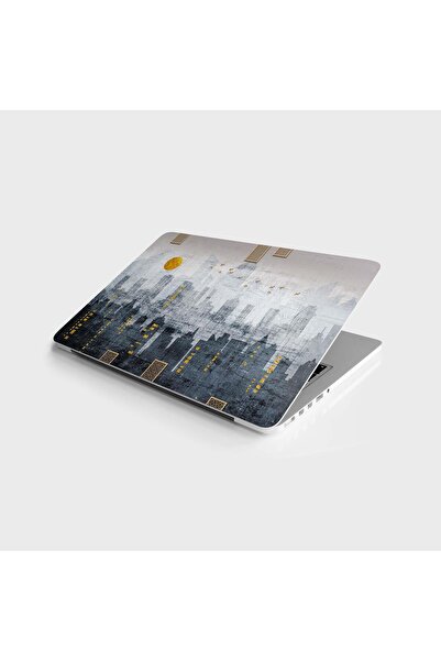 StickerArt Laptop Sticker Bilgisayar Notebook Pc Kaplama Etiketi Modern Şehir