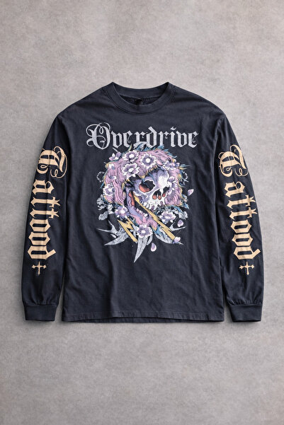 Overdrive Μακρυμάνικο μπλουζάκι με τατουάζ