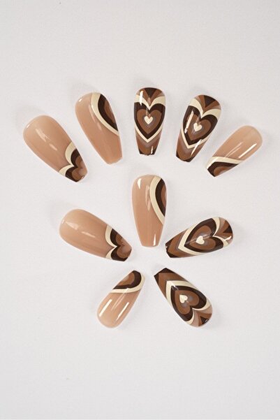 POP Beauty Takma Tırnak Seti & Zararsız Yapıştırıcı POPBeauty10053