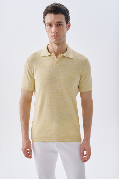 Mudo DÜĞMELİ POLO YAKA KISA KOLLU TRİKO KAZAK