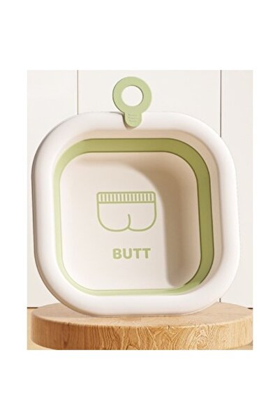 Avaleea Foldable Children's BathtubBaby BathtubSquare Model for BottomGreen,