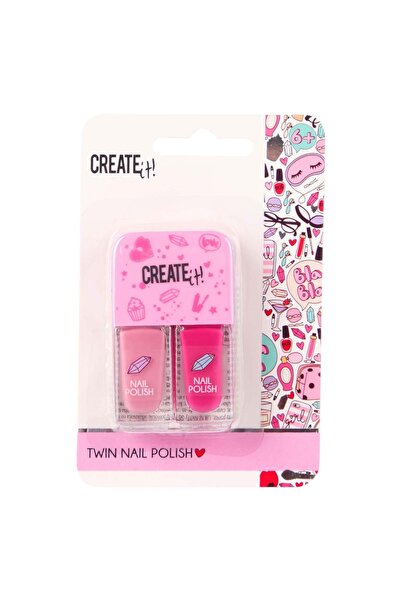 Create It Nail PolishCreate It!2 pcs x 3 mlDark/Light Pink