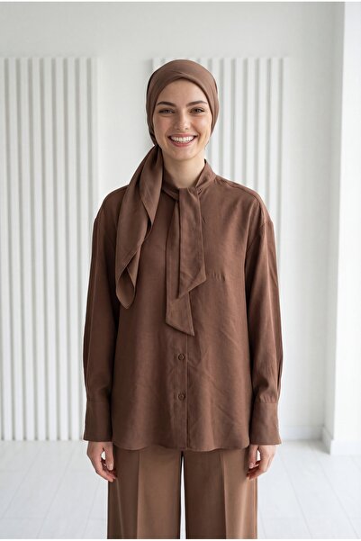 BENAHOLL Rozerin Tie-Dye Shirt-Kt2150 Brown