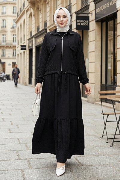 Bestenur بدلة ميلدا جاكيت مكونة من قطعتين 1579 - أسود