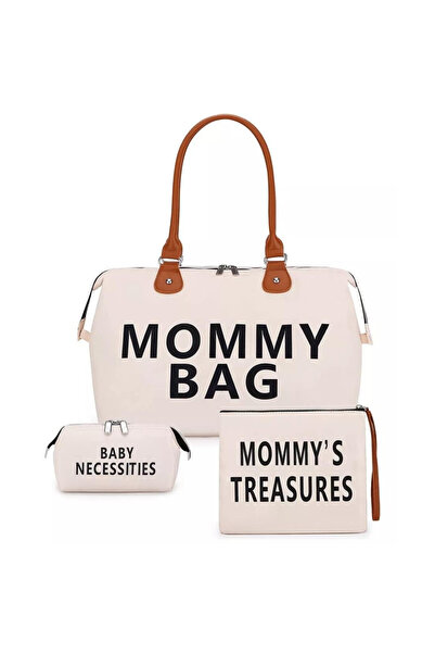 CRACOS Set de voiaj Mommy Bag, Cracos®, 3 genti, rezistent la apa, buzunare t...