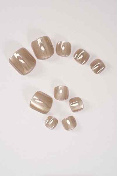 POP Beauty Ayak Takma Tırnak Seti & Zararsız yapıştırıcı POPBeauty10161