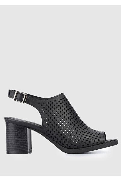 Provoq Дамски черни плоски сандали