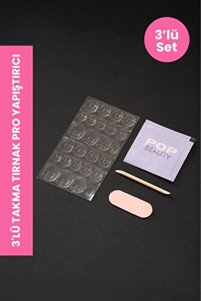 POP Beauty 3'lü Takma Tırnak Pro Yapıştırıcı POPBeauty2