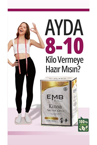 emb Zayıflamak kilo vermeye yardımcı Özel Formül Kinoalı Detox Organik Karışı...