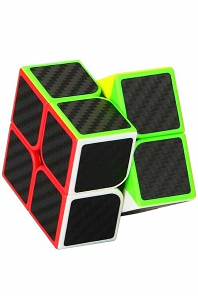 ZETCONCEPT 2X2 KARBON FIBER PROFESYONEL SPEED CUBE -RUBIK 2X2 ZEKA SABIR KÜPÜ