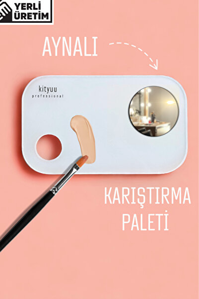 Genel Markalar Ayna Hediyeli Karıştırma Paleti | Ürün Makyaj Karıştırma Paleti