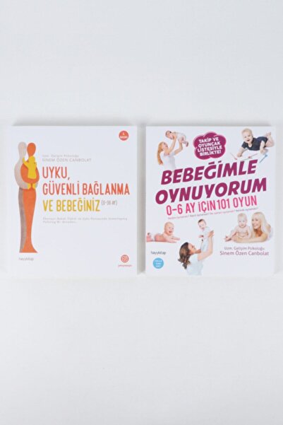 hayykitap sinem özen 2 li set - Uyku güvenli Bağlanma - Bebeğimle oynuyorum 2...