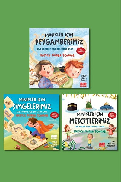 Aile Yayınları Hatice Kübra Tongar Minikler İçin 3 Lü Set/ PEYGAMBERİMİZ - ME...
