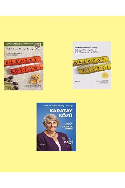 hayykitap Canan Karatay 3 lü set / Karatay Sözü - Karatay Mutfağı - K. Diyeti