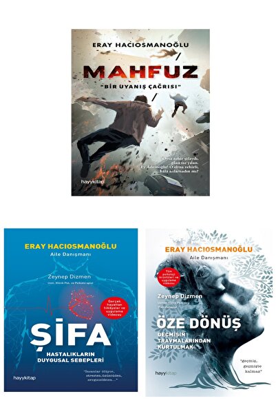 hayykitap Eray Hacıosmanoğlu 3 Lü set / Mahfuz / Şifa / Öze Dönüş