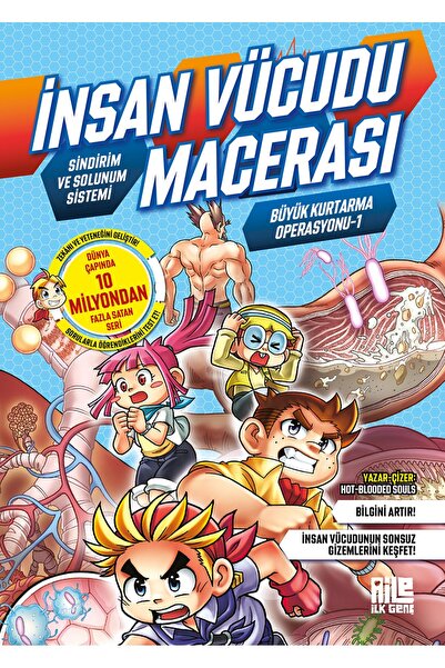 Aile Yayınları İnsan Vücudu Macerası-1 / Sindirim ve Solunum Sistemi - Hot-Bl...