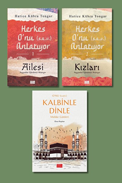Aile Yayınları 12 Yaş ve üzeri Peygamberimizin Hayatı Kitapları 3 Lü Set / Ha...