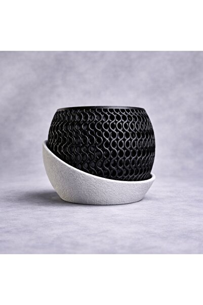 Homentum Ghiveci decorativ Zaris – design modern, decor sculptural – 10 cm