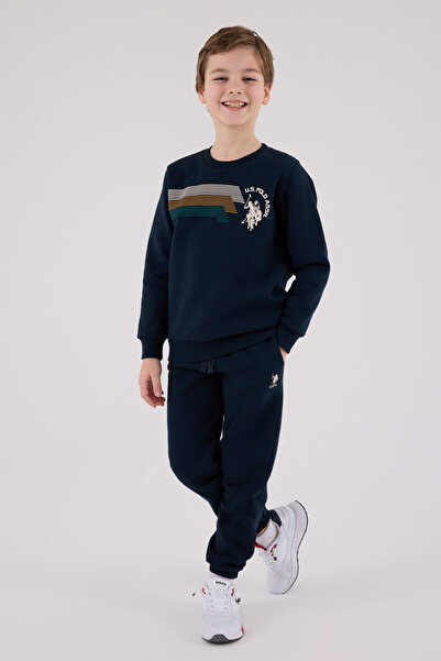 U.S. Polo Assn. U.S. Polo Assn. Jungen-Trainingsanzug in Marineblau