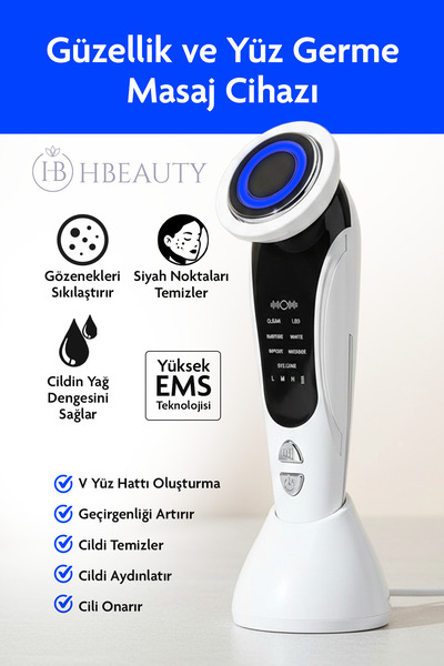 HBEAUTY yüz boyun germe güzelik aleti yaşlanma karşıtı yüksek ems teknolojisi...