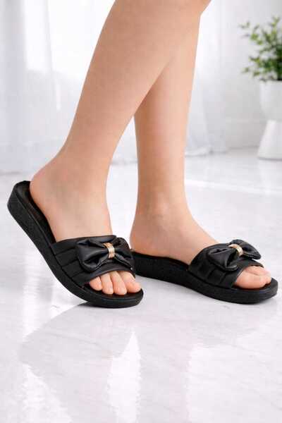 VİZYON Kadın Günlük Terlik Rahat Taban Yazlık Şık Ev ve Dış Mekan Terliği