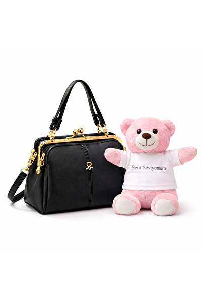 MODAMARKM Modern Women's Sports Bag and Cute Bear Combination Gift Set