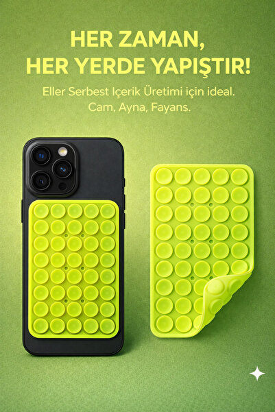 Case collection Büyük Telefon Tutucu Çift Taraflı Vantuz Ultra Kuvvetli Araç ...