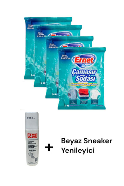 KMS HOME Ernet Çamaşır Sodası 500 gr X 4 Adet