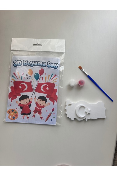 genelart 23 Nisan Özel Bayrak Taş Boyama