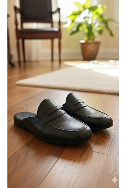 Didaly Black Men's Guest Comfortable Home Dowry and Groom Slippers