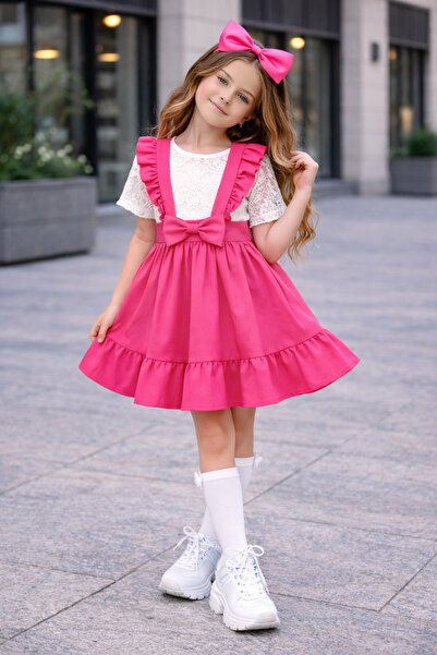 KOKOŞ BEBEK Συνδυασμός μπλούζας με κορδόνια με λοξότμητο