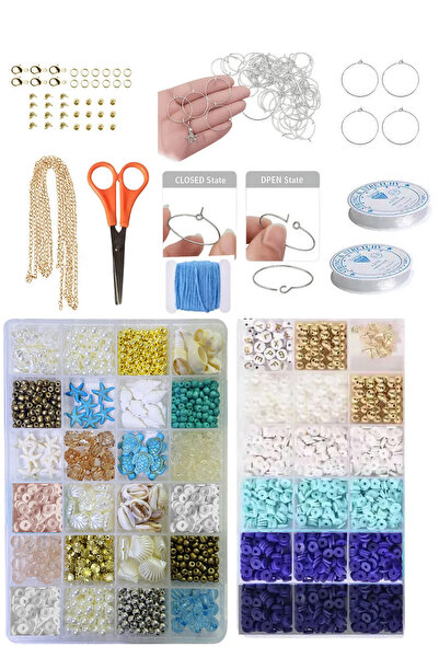 By MO Accessories İleri Seviye Doğal Taş Deniz Yıldızı Deniz Kabuğu Fimo Kum ...