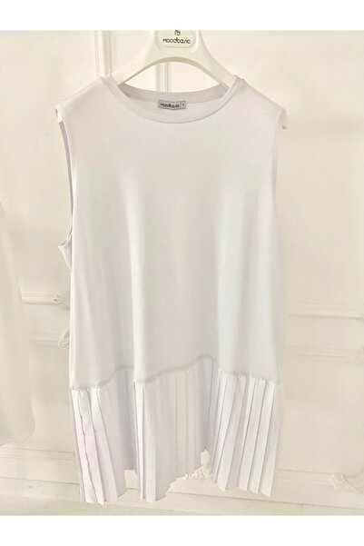 Moodbasic YENİ KADIN ETEK UCU PLİSELİ İÇLİK MB01.22