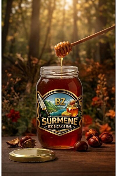 Trabzon Hakiki Kestane Balı - 470 gr bal - Karadeniz Balı