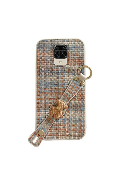 Zebana Xiaomi Redmi Note 9 Pro Max Uyumlu Kılıf Teddy Silikon Kılıf Turuncu