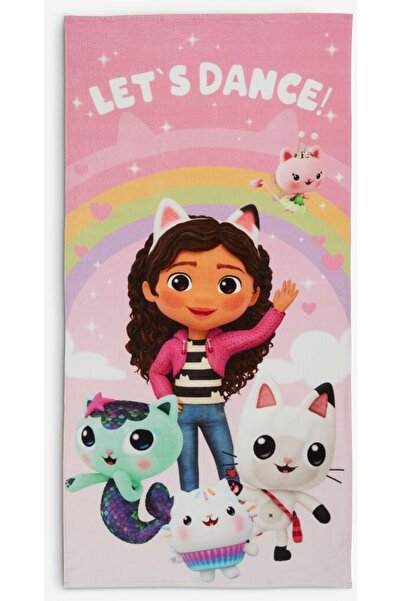 RootRise Gabby's Dollhouse Gold Bath Towel Gabby's Dollhouse 70X140