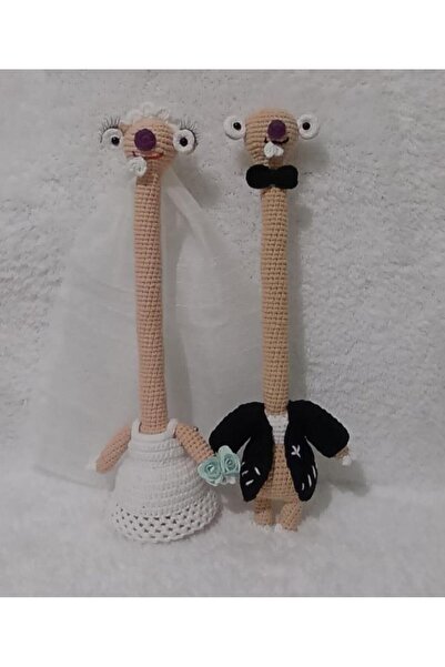 OYUNCAKPARK Gelin ve Damat Sid Takımı Amigurumi Organik Oyuncak