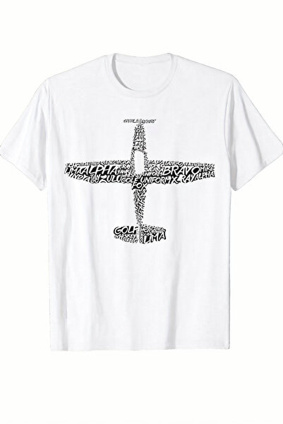 CLASSY.MODA Oversized White Unisex T-Shirt Printed Relaxed Fit Casual Stylish...